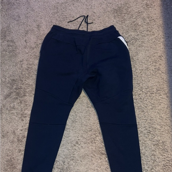 Nike Men's Navy and White Joggers - Picture 4 of 6